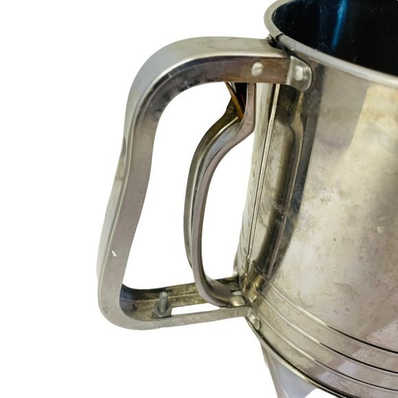 Vintage RETRO 1950’s Flower Sifter KITCHEN ANDROCK Hand Sifter 3 Screen Layer - Picture 5 of 6